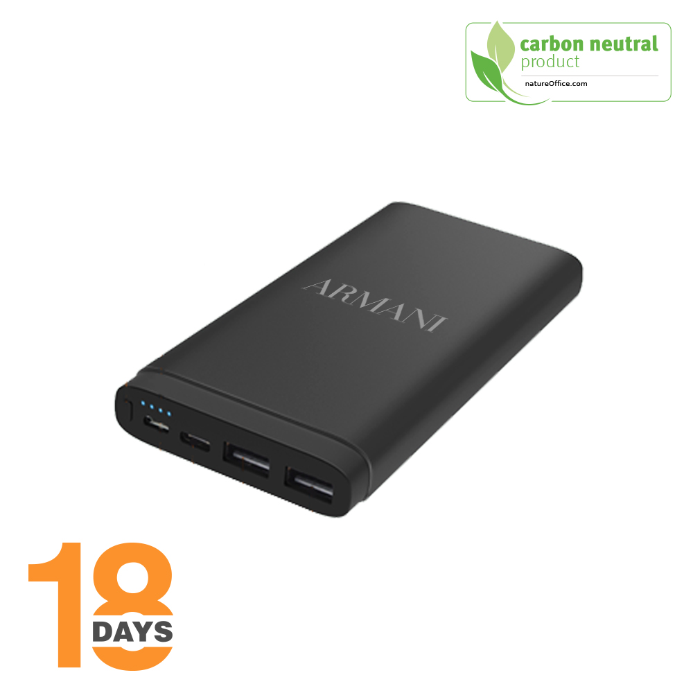 BND116 Gamma 10,000mAh power bank (Li-poly), Metal