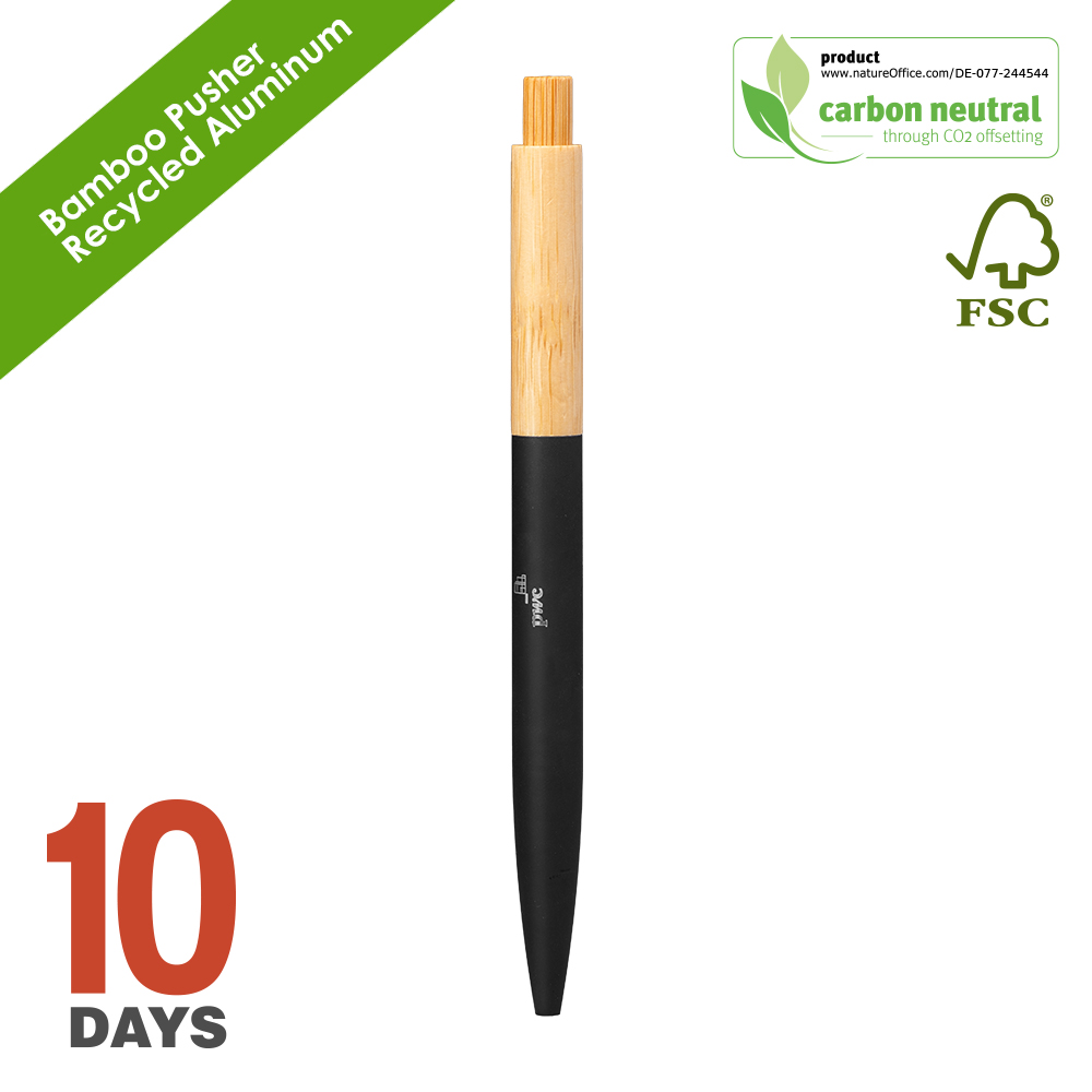 BND177 NoClip II Recyled Aluminum ball pen STOCK