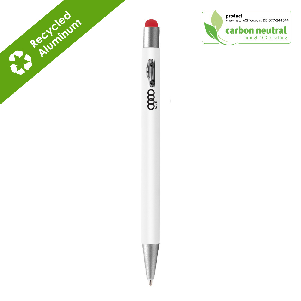 BND188 NoClip Recyled Aluminum ball pen