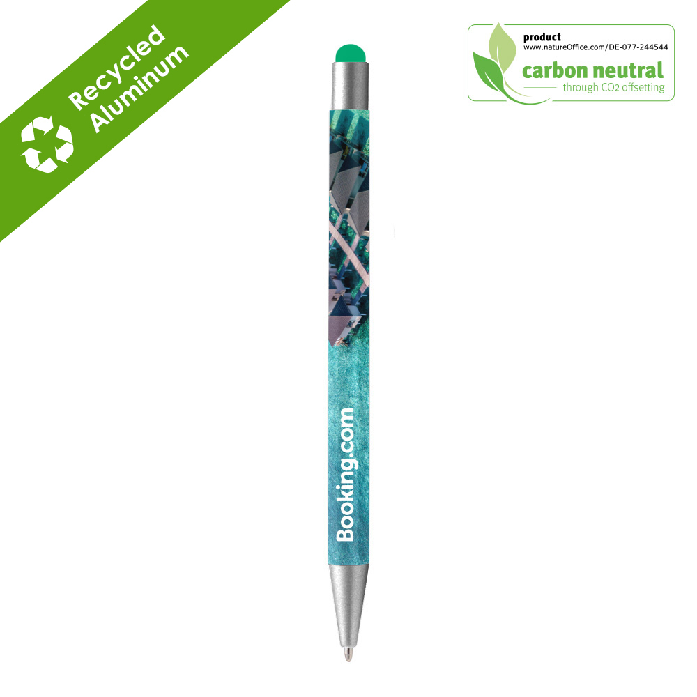 BND188AL NoClip Recyled Aluminum ball pen