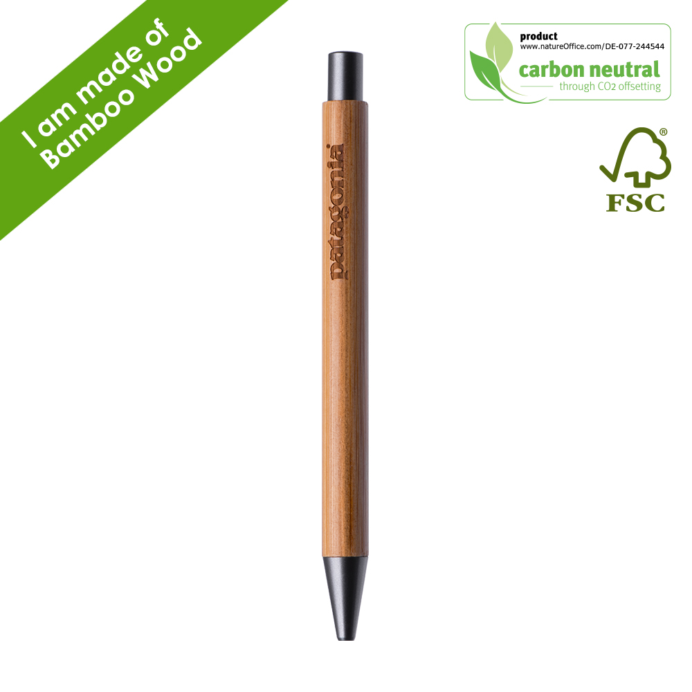 BND188 NoClip Bamboo ball pen