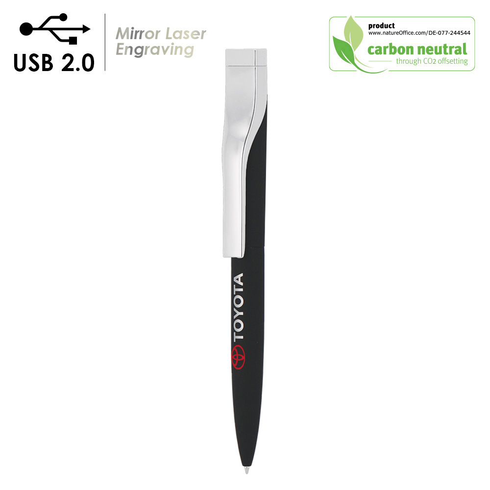 BND52 Wave 2in1 metal USB2.0 memory & ball pen