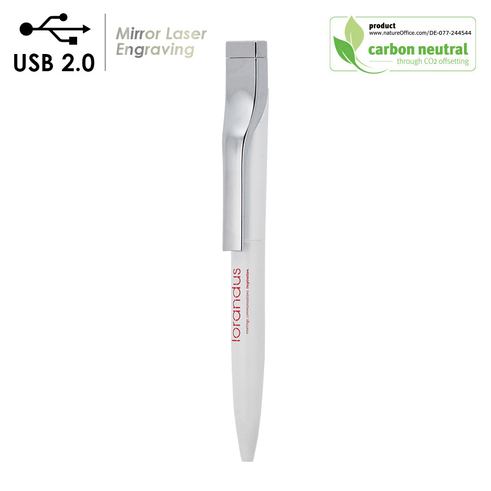 BND52 Wave 2in1 metal USB2.0 memory & ball pen