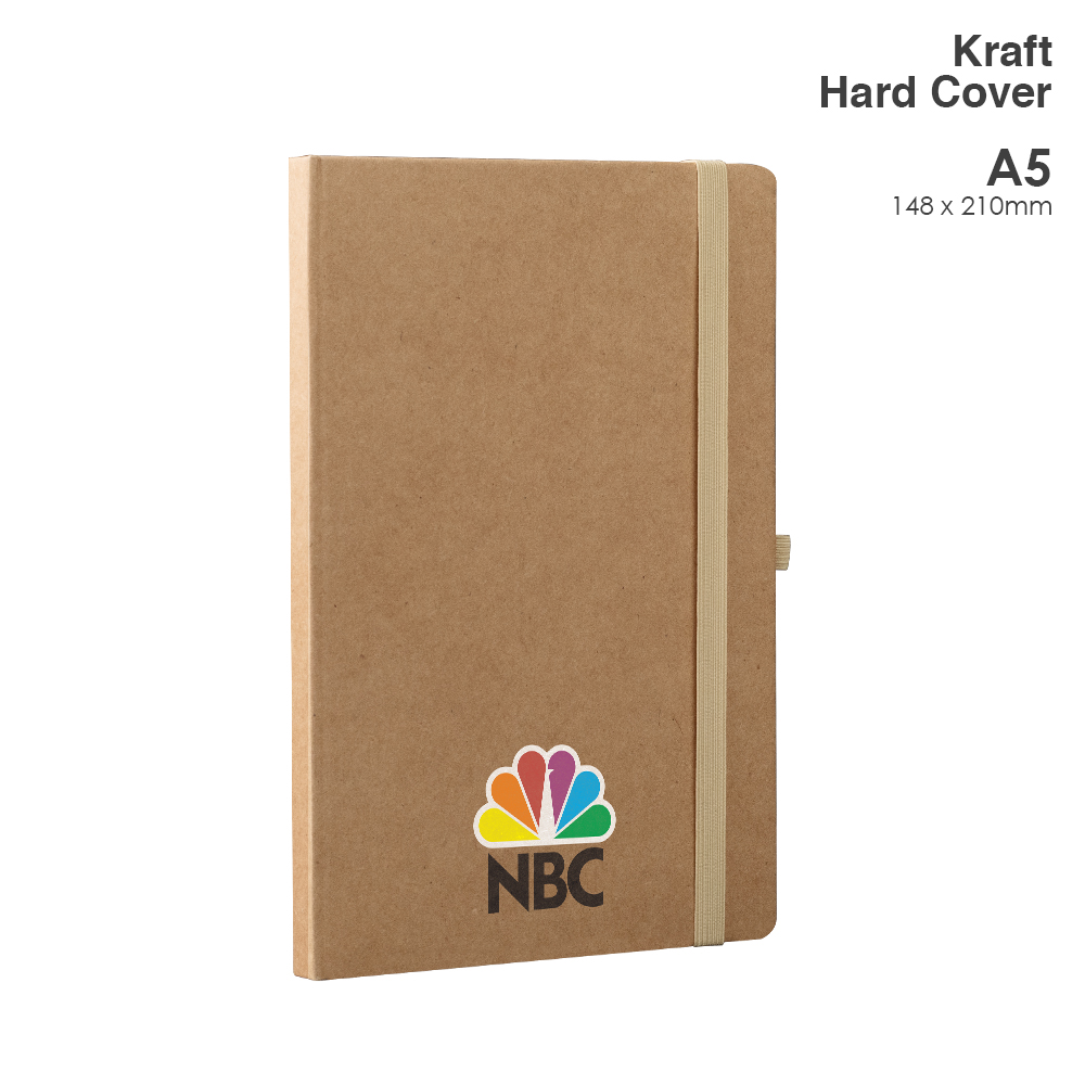 BND724 Medium Notebook | KRAFT HARD Cover