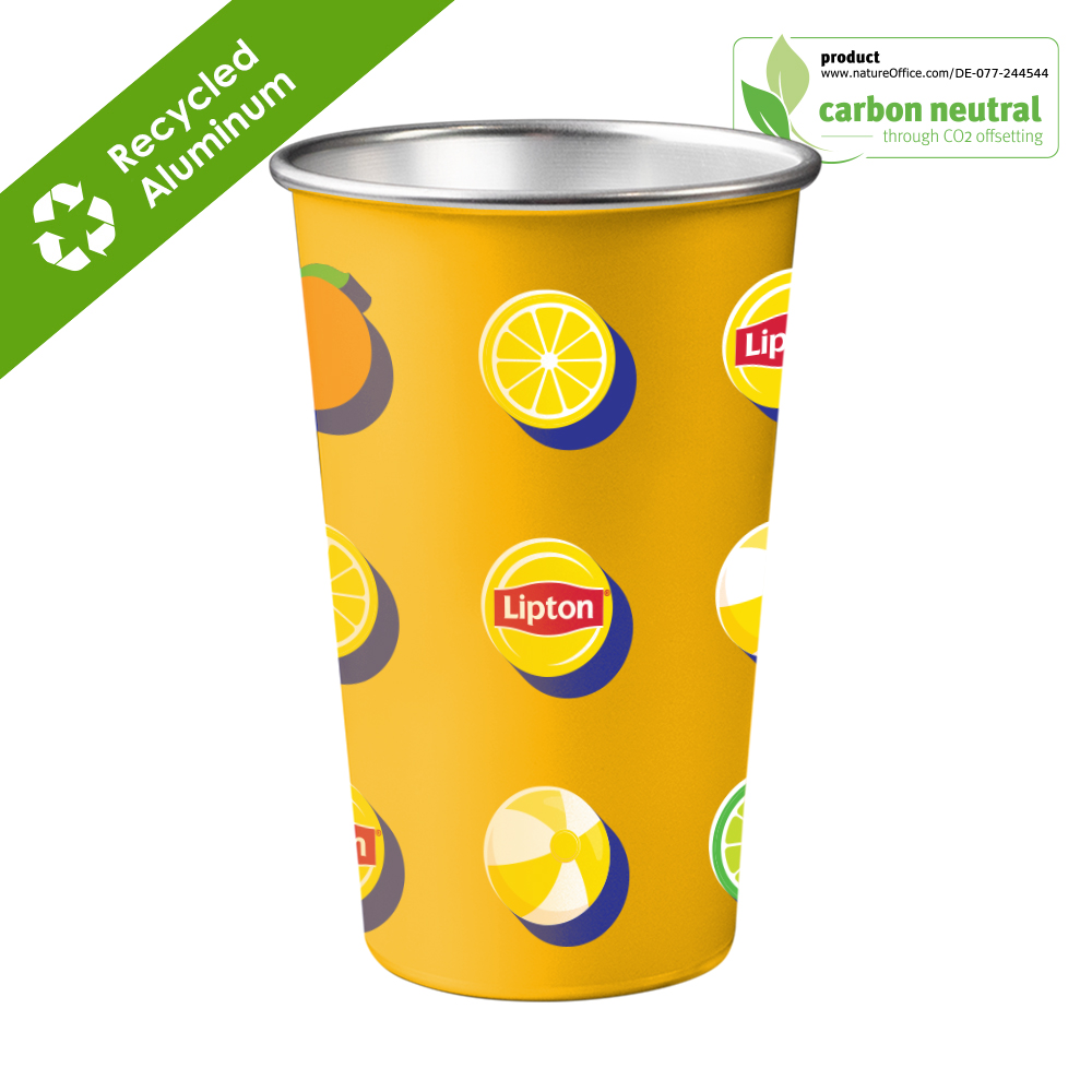 BND885L KOP Recycled aluminum Eco cup 600ML/20oz