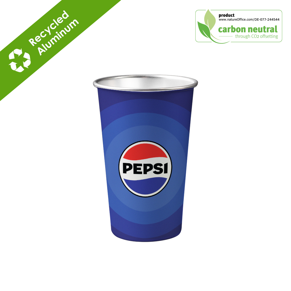BND885S KOP Recycled aluminum Eco cup 350ml/12oz