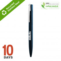 BND182 Lyd, twist metal ball pen BLUE STOCK