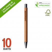 BND188BB NoClip Bamboo ball pen *STOCK*