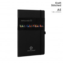 BND704 Medium Notebook|KRAFT SOFT Cover|Stitched