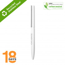 BND78XL Sari twist metal pen STOCK WHITE MATT