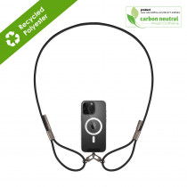 BND998 Charging Cable and Phone Strap, RPET, 60W 