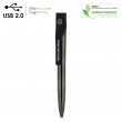 BND52 Wave 2in1 metal USB2.0 memory & ball pen