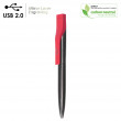 BND52 Wave 2in1 metal USB2.0 memory & ball pen