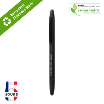 BND183 RETRO twist metal ball pen Black stock FR