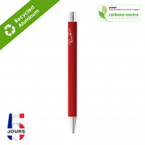 BND188 NoClip Push ball pen Red STOCK FRANCE