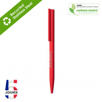 BND78 Sari THIN ballpen RED Rubber STOCK FRANCE